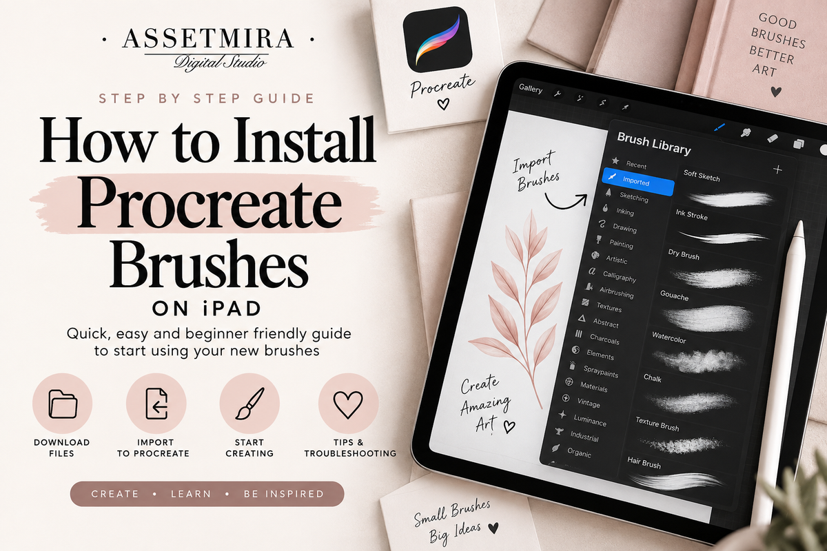 How to install Procreate brushes on iPad step-by-step guide