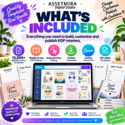 13,200+ Canva Templates for KDP 2027 | Editable Planner, Journal & Workbook Bundle