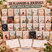 2027 Mega Planner Bundle | 31 Printable & Digital Planners, Journals & Canva Templates