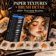 650+ Procreate Brushes Mega Bundle | 24 Brush Sets & Paper Textures for iPad