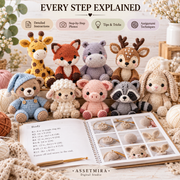 Amigurumi Crochet Animal Patterns | Beginner-Friendly Stuffed Toy Pattern Collection