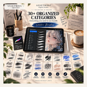 5000+ Anime Procreate Brushes Mega Bundle | Manga, Shading, Texture & Illustration