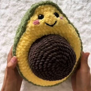 Avocado Toy Crochet Pattern PDF