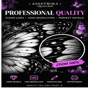 101 Butterfly Procreate Tattoo Stamps | High-Resolution Butterfly & Moth Brushset