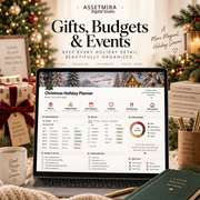 Christmas & Holiday Planner for Notion | Gift, Budget & Event Organizer