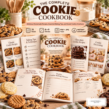 The Complete Cookie Cookbook digital PDF and JPG baking recipe book
