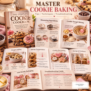 The Complete Cookie Cookbook | 31-Page Baking Recipes, Tips & Planner (PDF + JPG)