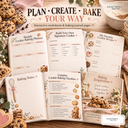 The Complete Cookie Cookbook | 31-Page Baking Recipes, Tips & Planner (PDF + JPG)