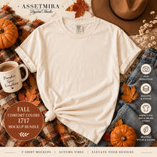 Fall Comfort Colors 1717 lifestyle mockup by AssetMira Digital Studio