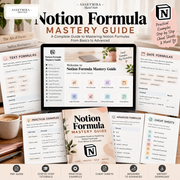 Notion Formula Mastery Guide | 30+ Page Formula Workbook, Cheat Sheet & Automation PDF