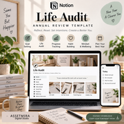 Notion Life Audit & Annual Review Template | Goal Setting & Year Reset