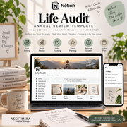 Notion Life Audit & Annual Review Template | Goal Setting & Year Reset
