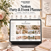 Notion Party & Event Planner | Guest List, Budget & Schedule Template