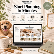 Notion Puppy Care Planner | Pet Health, Training & Expense Tracker