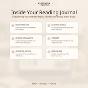 Notion Reading Journal Template | Book Tracker & Review Organizer