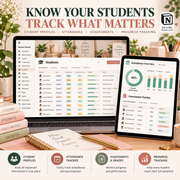 Teacher Planner Notion Template | All-in-One Digital Teacher Dashboard & Lesson Planner