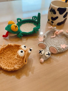 22 in 1 Animal Crochet Coaster Patterns | Fun PDF Drink Coaster Bundle (Digital Download) - preview image 6