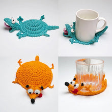 22 in 1 Animal Crochet Coaster Patterns | Fun PDF Drink Coaster Bundle (Digital Download) - preview image 9