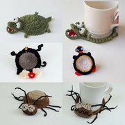 22 in 1 Animal Crochet Coaster Patterns | Fun PDF Drink Coaster Bundle (Digital Download)