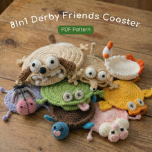8-in-1 Derpy Friends Coaster Crochet Pattern Bundle PDF PDF Crochet Pattern