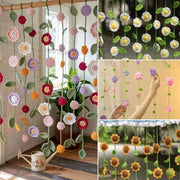 5-in-1 Flower Curtain Crochet Pattern PDF