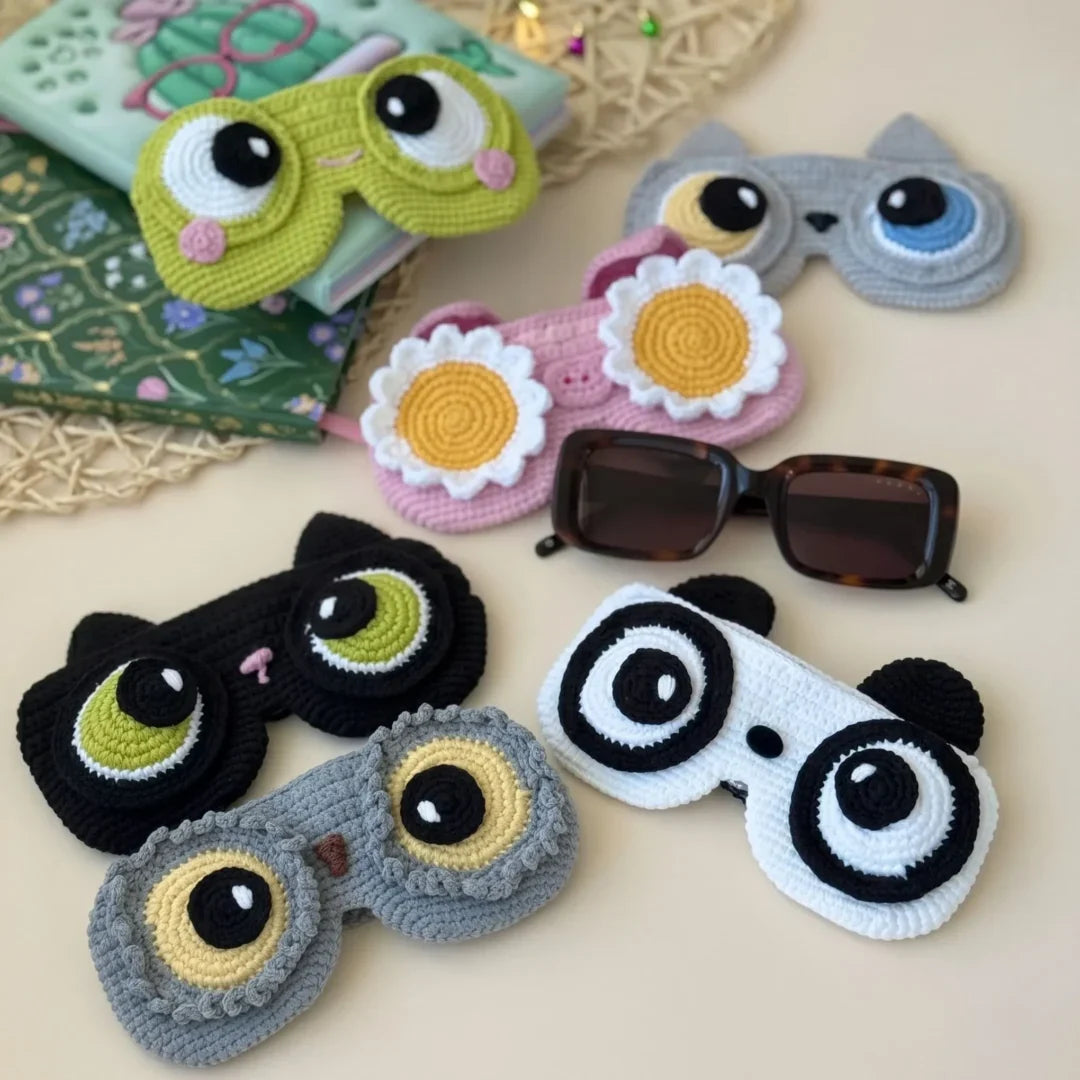 5-in-1 Glasses Case Crochet Pattern PDF