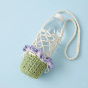 Carnation Flower Bottle Holder Crochet Pattern PDF