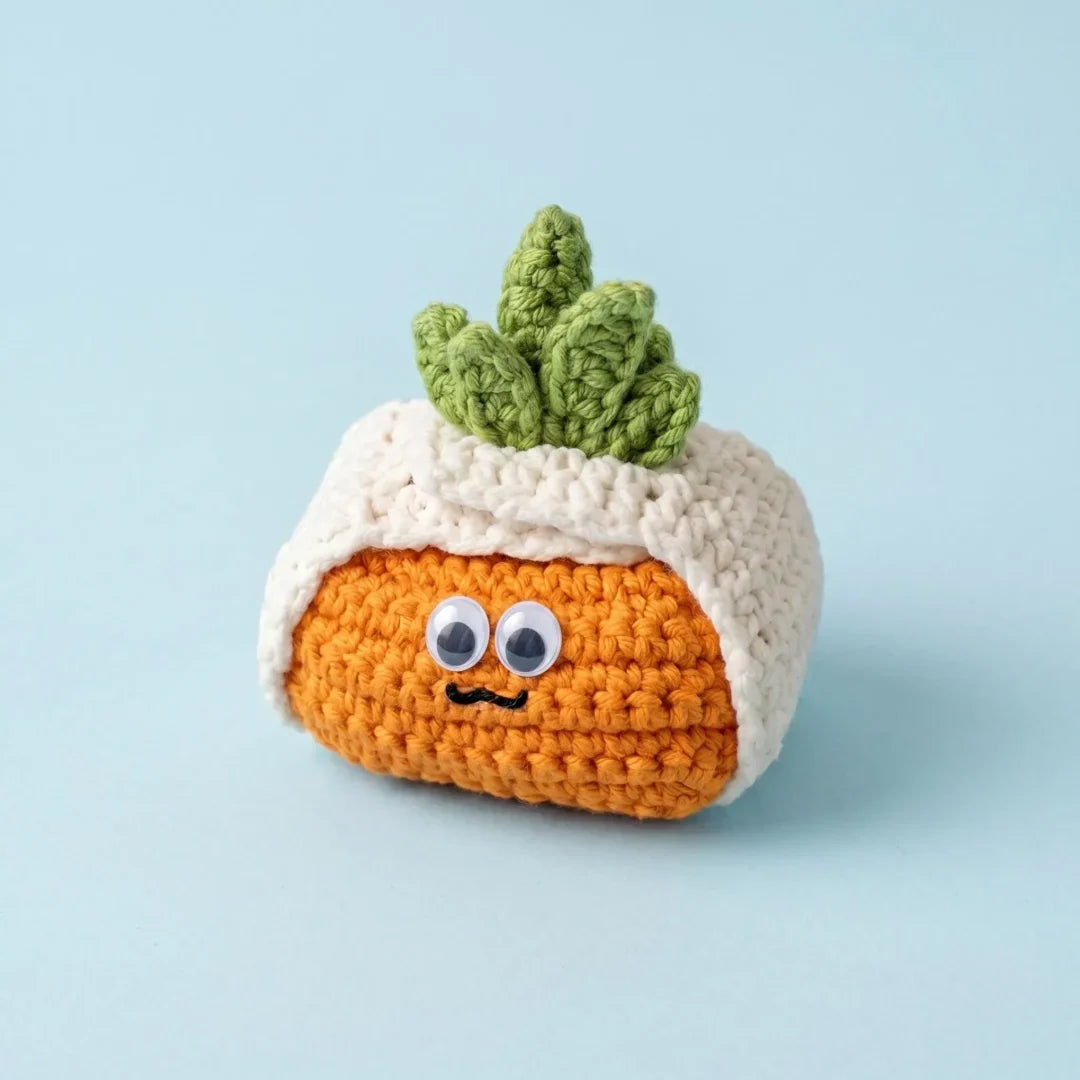 Carrot AirPods Case Crochet Pattern PDF PDF