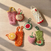 4-In-1 Mini Fruit Bottle Holder Crochet Pattern PDF